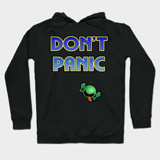 Don't Panic! Hoodie by TrashCanTees